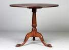 Queen Anne Mahogany Tilt Top Tea Table