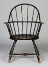 New England Windsor Sack-Back Arm Chair