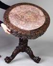 Chinese Carved Hardwood Stand