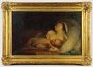 19th Cent. Painting of Mother & Child