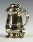 Sterling Silver Pear Shape Tankard