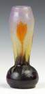Fine Daum Nancy Art Glass Vase with Floral Decoration