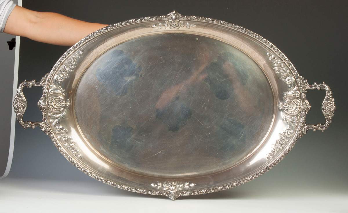 Wallace "Sir Christopher" Sterling Silver FivePiece Tea & Coffee Set