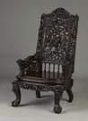 Chinese Carved Hardwood Chair