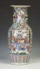 Chinese Famille Rose Hand Painted & Decorated Vase