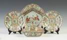 Group of Chinese Porcelain Rose Medallion
