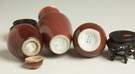 Three Chinese Oxblood & Flambé Vases