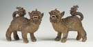 Chinese Porcelain Temple Dogs