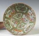 Chinese Export Rose Medallion Punch Bowl