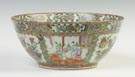 Chinese Export Rose Medallion Punch Bowl