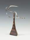 Russell Secrest (Rochester, NY) Sterling Silver & Laminated Rosewood Mobile