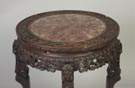 Chinese Carved Hardwood Stand