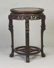 Chinese Carved Hardwood Stand