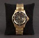 Rolex 18K Gold Sub Mariner Chronometer Wrist Watch 