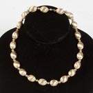 14K Gold Bead Necklace 
