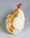 Chinese Carved Russet Jade Snuff Bottle, Seed Pod