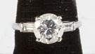 Platinum & Diamond Traditional Style Engagement Ring