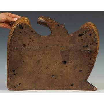 Carved  & Gilt Wood Eagle