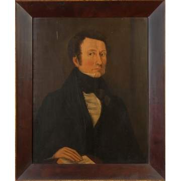 Sheldon Peck (American, 1797-1869) Pair of Portraits