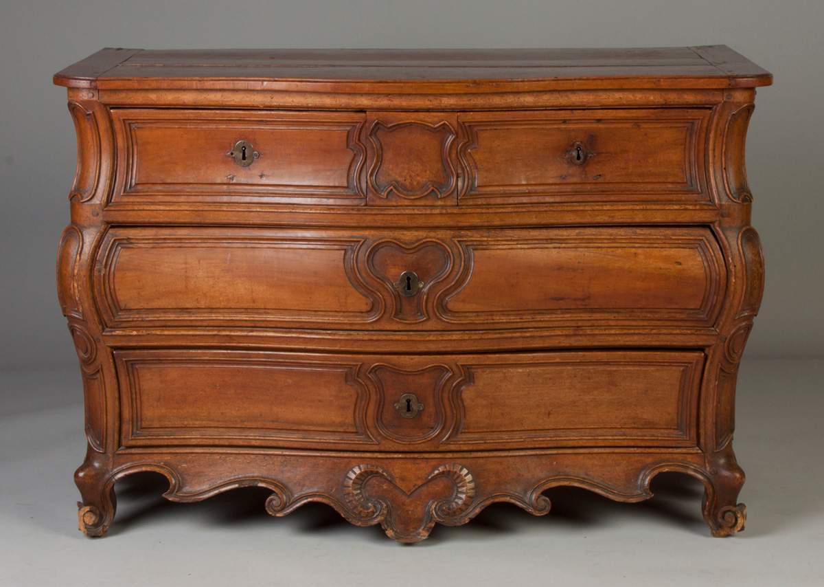 French Bombay Form Carved Chest of Drawers Cottone Auctions