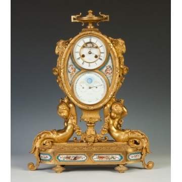 Fine Archile Brocot, Rue D'Orleans, Paris, Shelf Clock