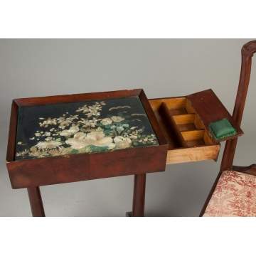 American Chippendale Carved Mahogany Side Chair