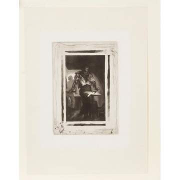 Eugene Delacroix (French, 1798-1863) "Le Forgeron"