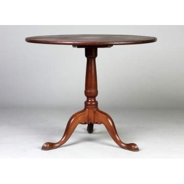 Queen Anne Mahogany Tilt Top Tea Table