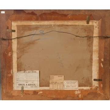 Charles Allen Hulbert (American, 1859-1939) Snow scene