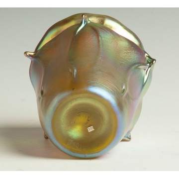 Fine Tiffany Vase with Raised Decoration