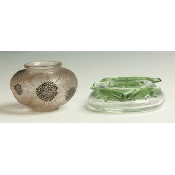 Lalique Vase & Bowl