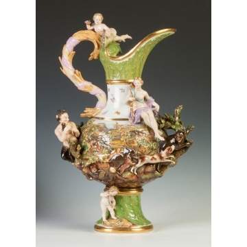 Meissen 'Elements' Ewer of Earth