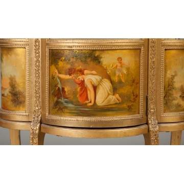 French Giltwood Vitrine