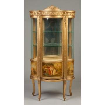 French Giltwood Vitrine