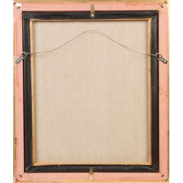 Painting by Demont, Boys fishing