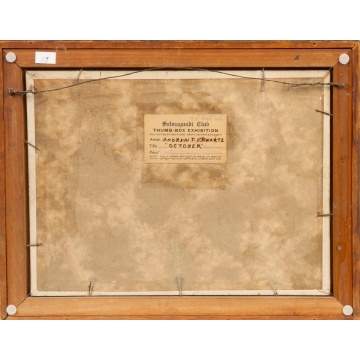 Andrew Thomas Schwartz (New York, 1867-1942) "October"