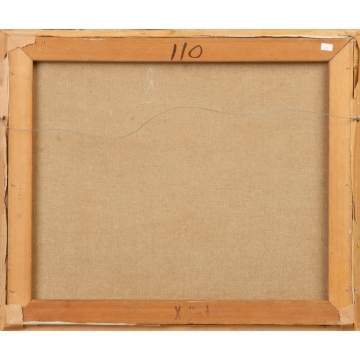 George Renouard (American, 1884-1954) Boats at the dock