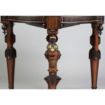 Victorian Inlaid Center Table