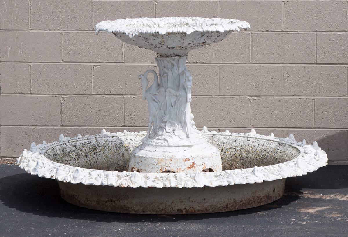 J. W. Fiske Cast Iron Fountain Cottone Auctions