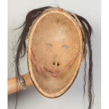 Iroquois Carved & Painted False Face Mask