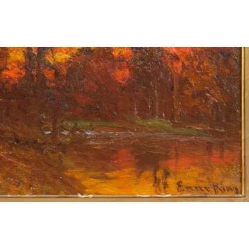 John Joseph Enneking (American, 1841-1916) Sunset