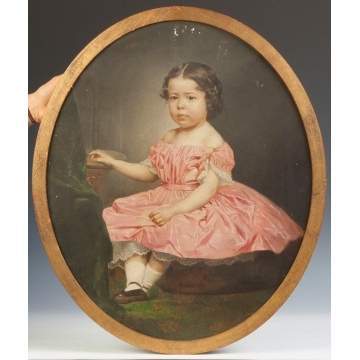 Constant Mayer, Two Portraits of young girls