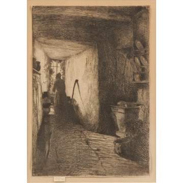 James Abbott McNeill Whistler (American, 1834-1903) "The Kitchen"