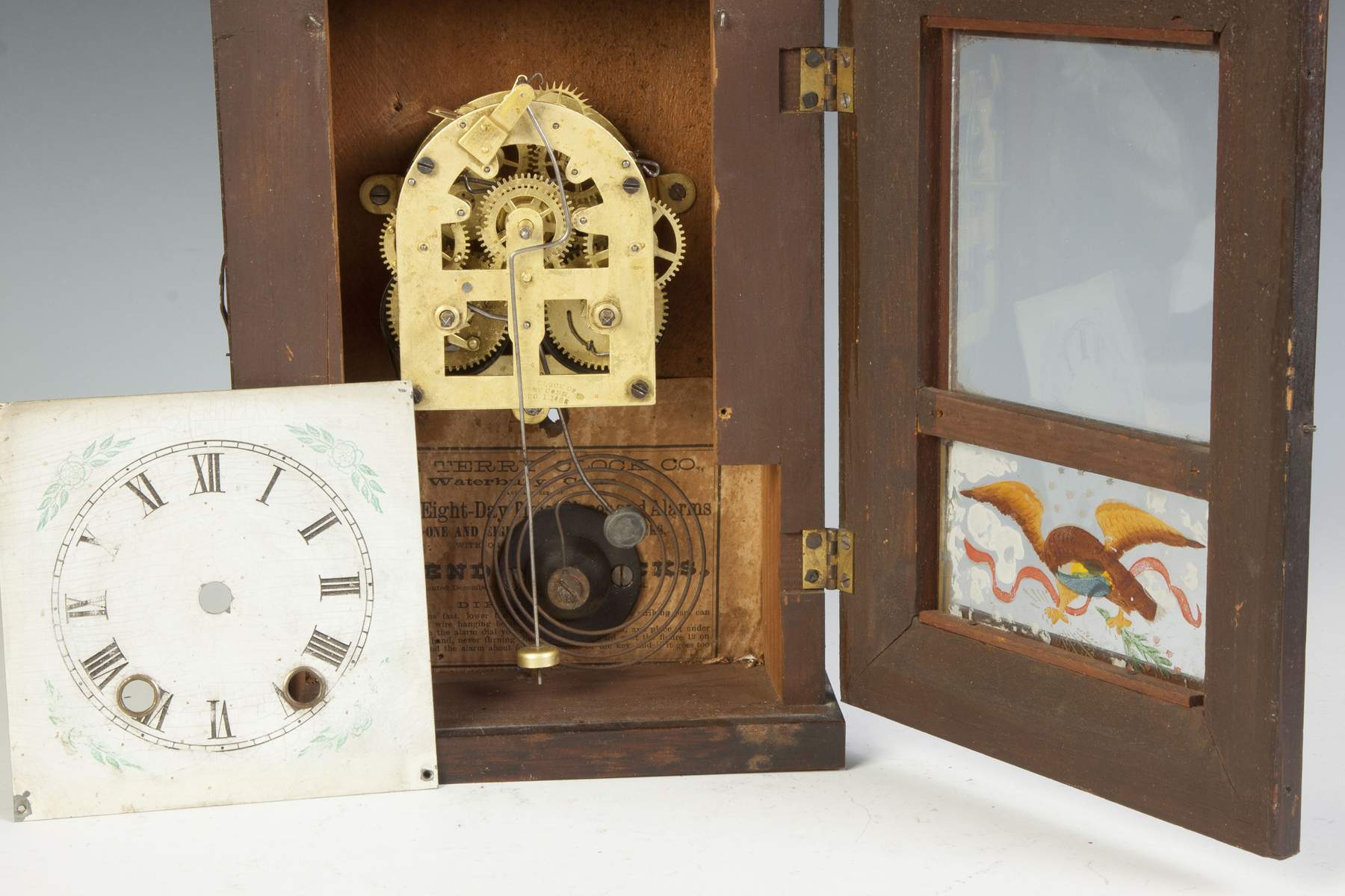 Waterbury Miniature Obverse Ogee Cottage Clock | Cottone Auctions