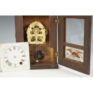 Waterbury Miniature Obverse Ogee Cottage Clock