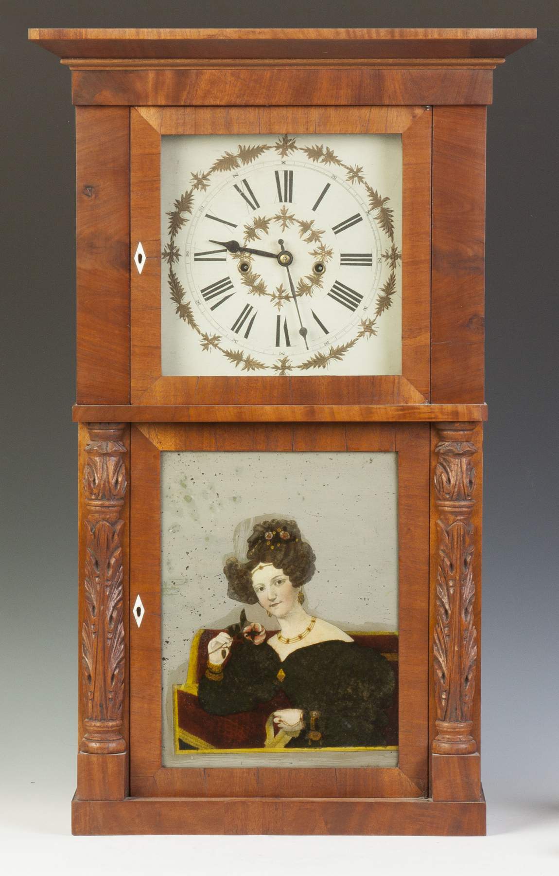 Marshall & Adams, Seneca Falls, NY, Shelf Clock Cottone Auctions