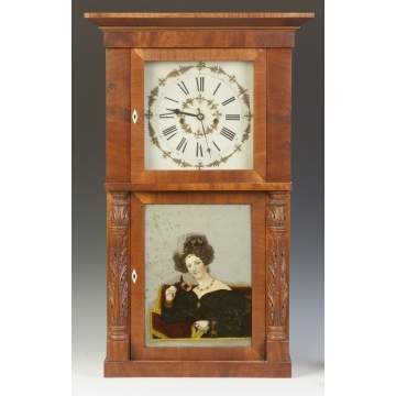 Marshall & Adams, Seneca Falls, NY,  Shelf Clock