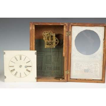 New England Clock Co. Miniature Box Clock