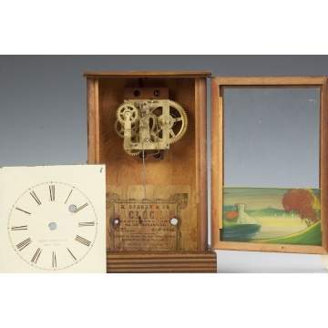 Henry Sperry Co., NY, Miniature Box Clock