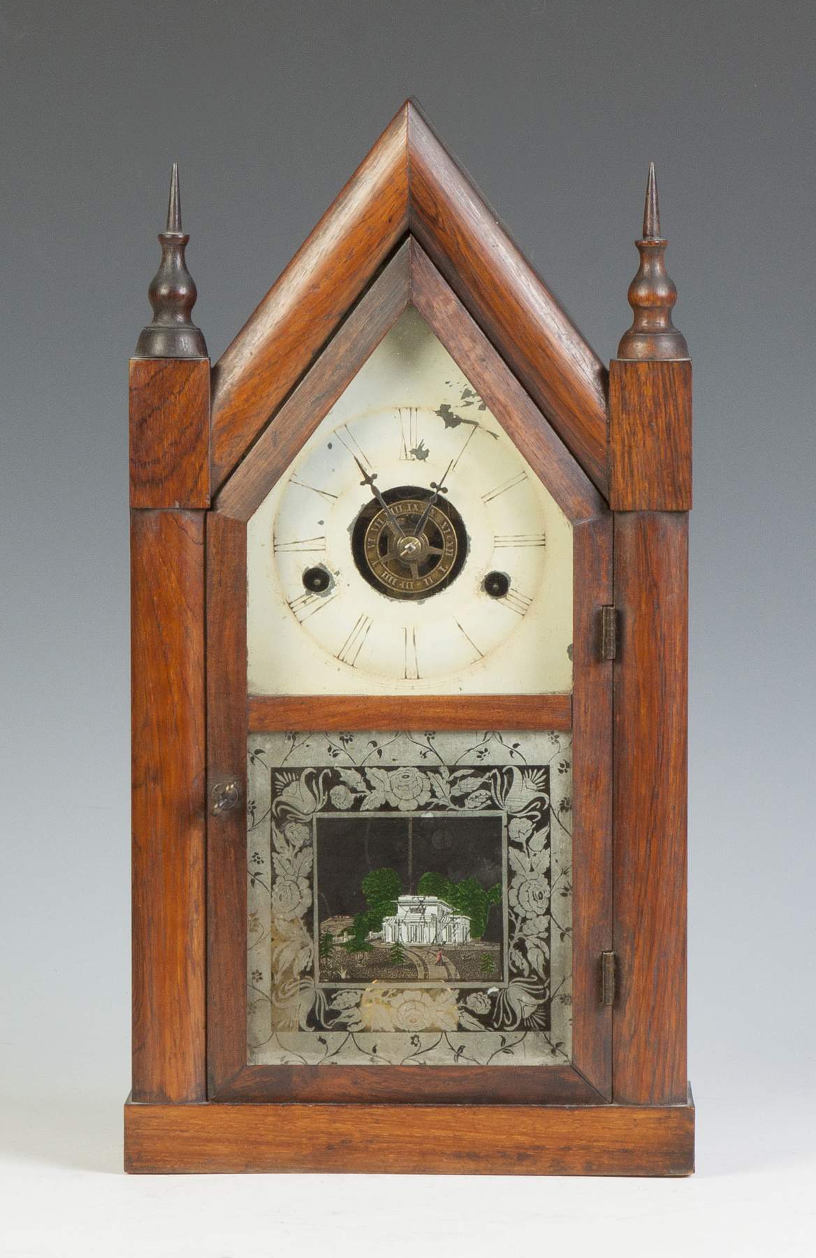 J.C. Brown Miniature Shelf Clock | Cottone Auctions